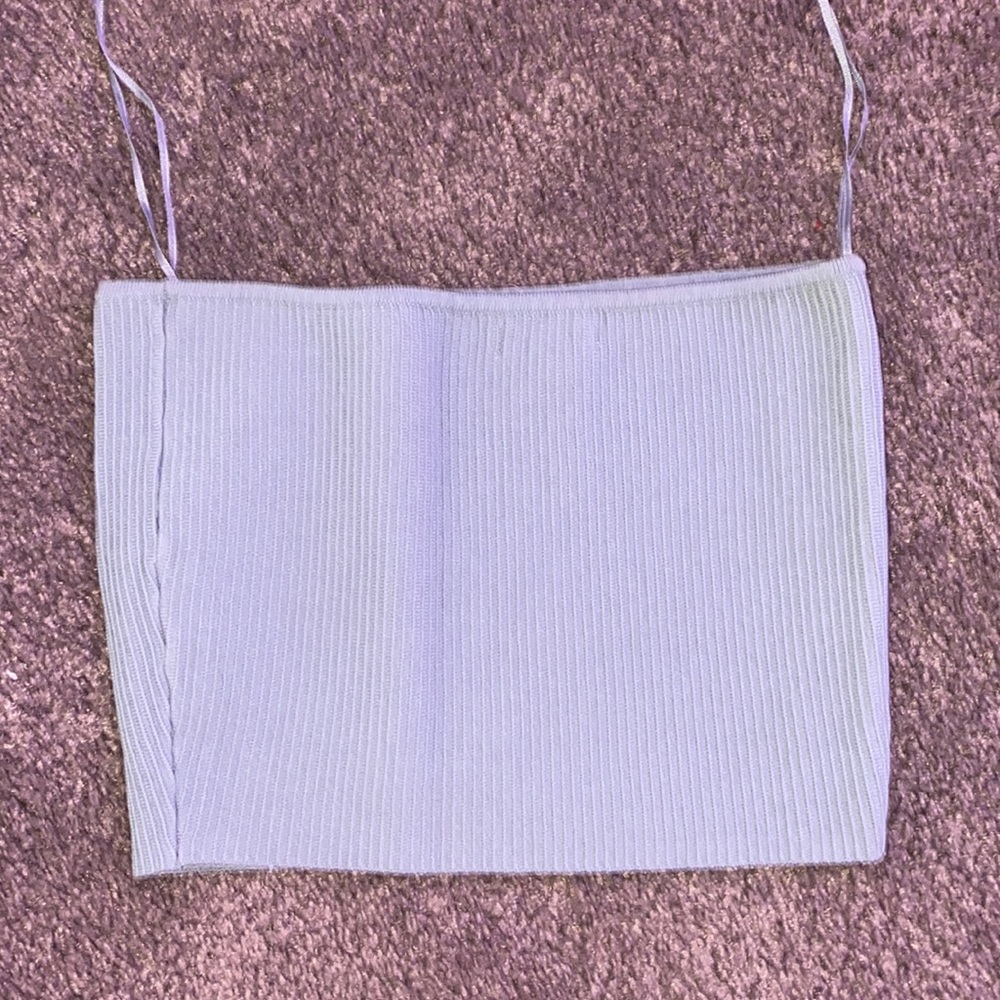 Size small strapless light blue tube top. Brand is A. Hearts.